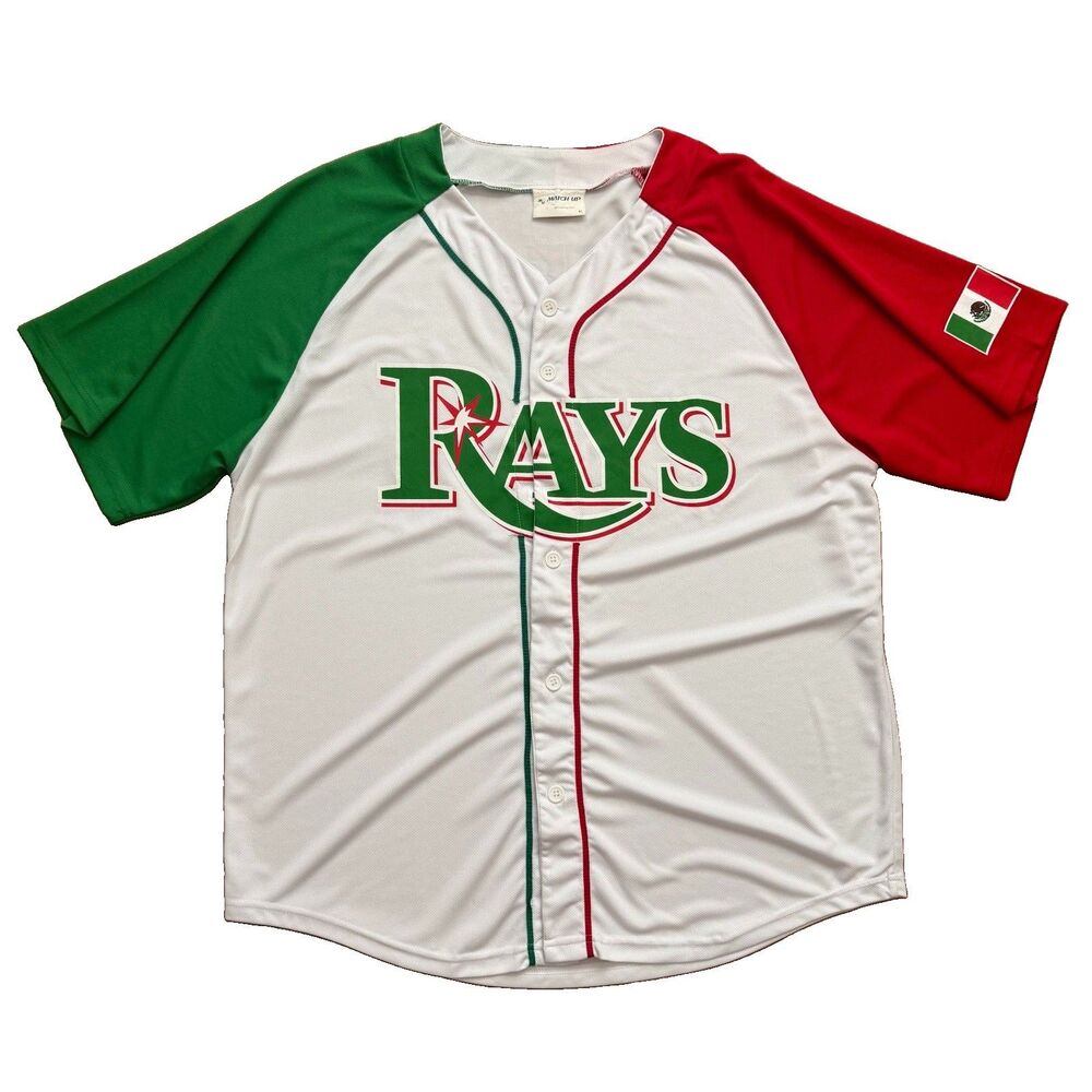 Isaac Paredes Tampa Bay Rays Game Giveaway Mexico Baseball Jersey Men’s Size XL